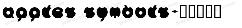 apples symbols字体转换